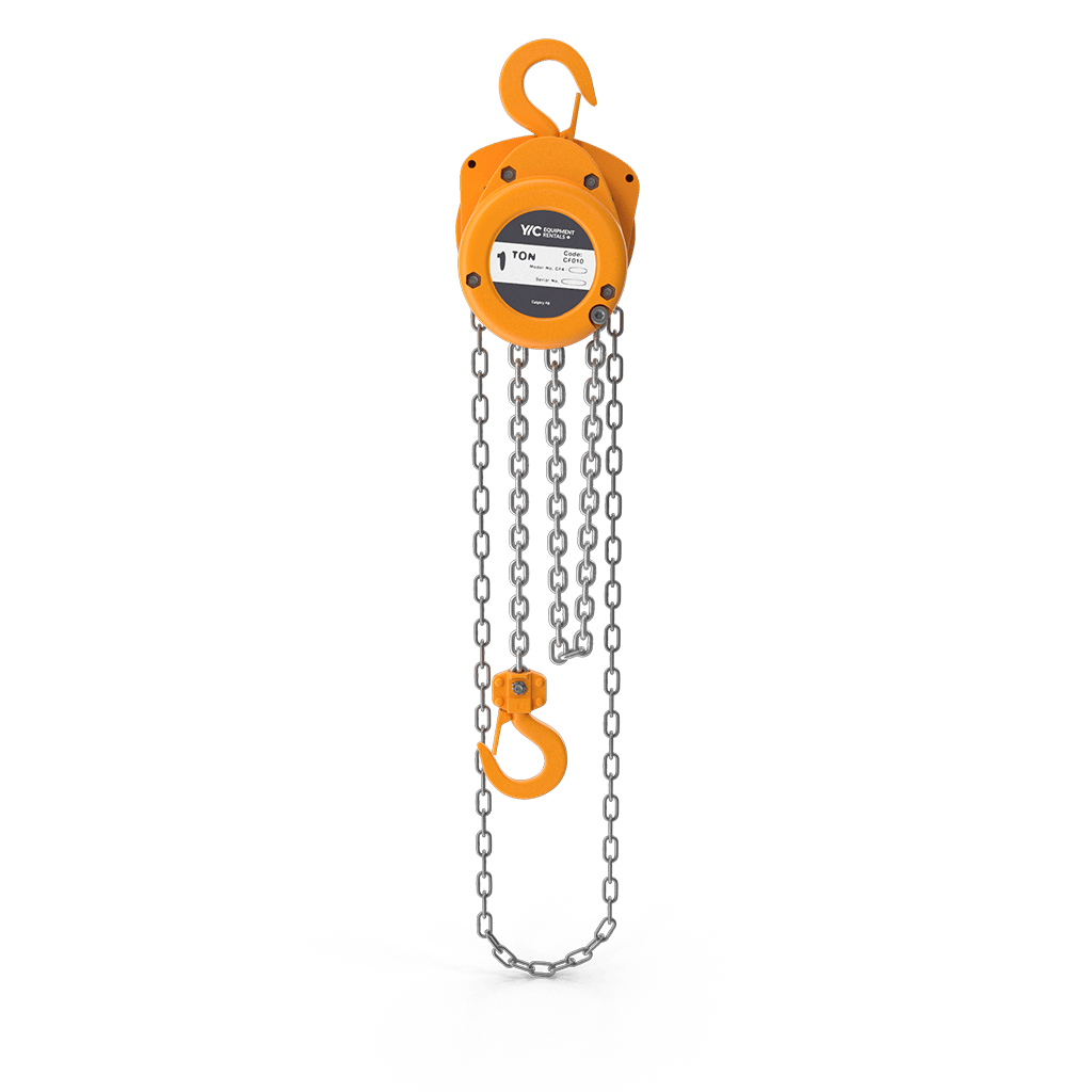 Industrial chain hoist rental equipment